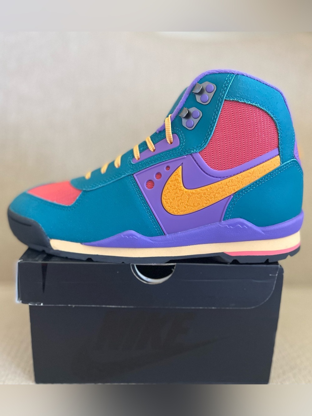 Size 10 - Nike Baltoro Bright Spruce Kumquat HM4450-300 Men’s BRAND NEW - Picture 1 of 11